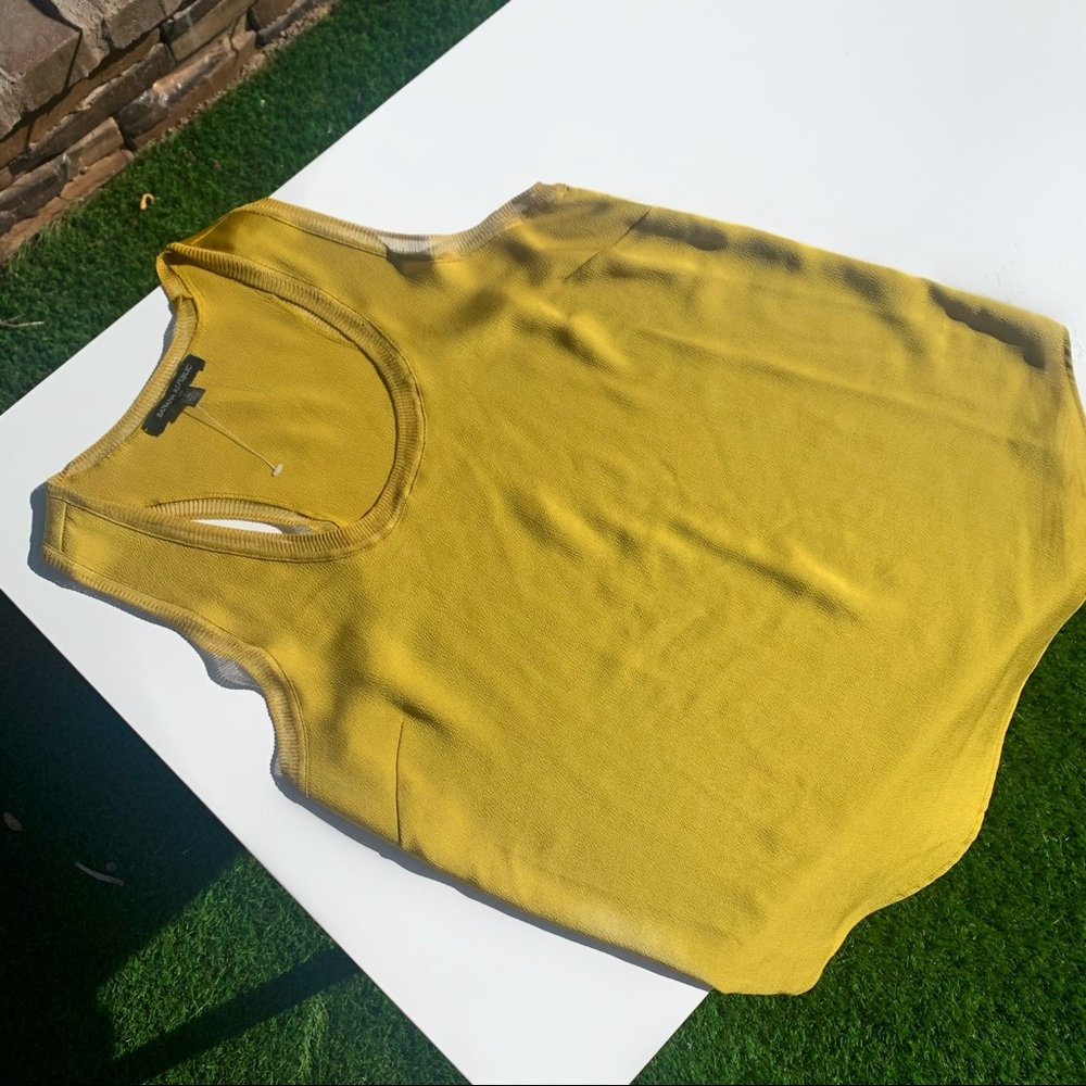 BANANA REPUBLIC MUSTARD BLOUSE